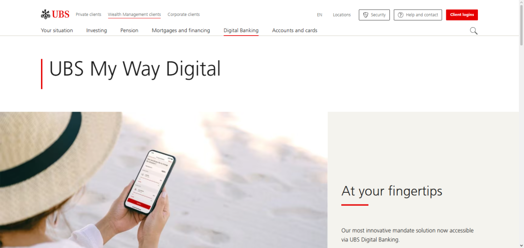 UBS MyWay Portal