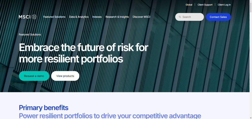 MSCI RiskMetrics