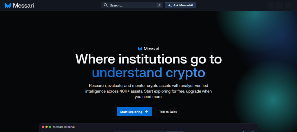 Messari Protocol Analytics