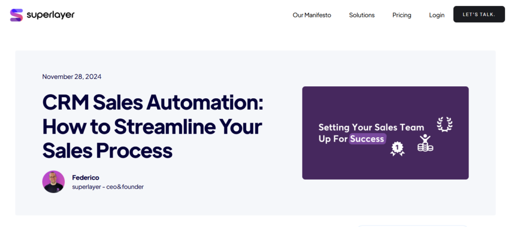 SuperLayer CRM