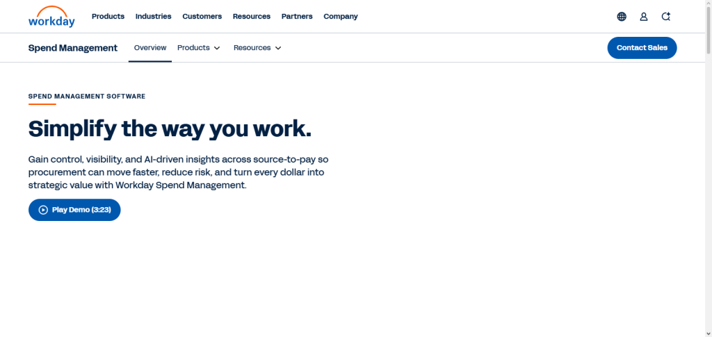 Workday Spend Management