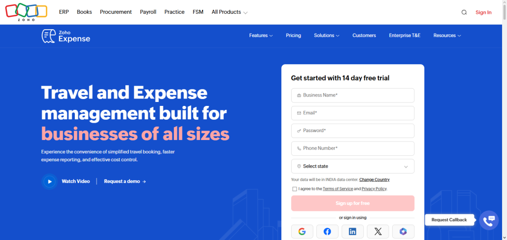 Zoho Expense