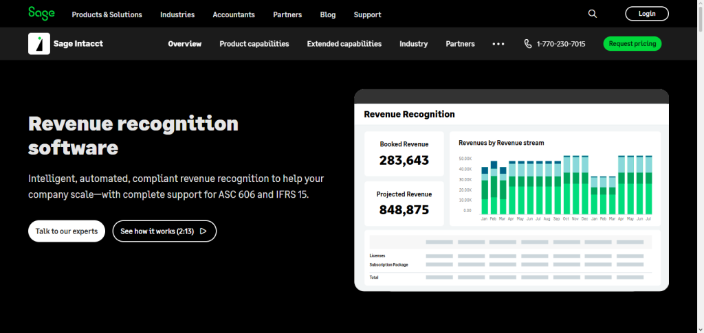 Sage Intacct Revenue Recognition