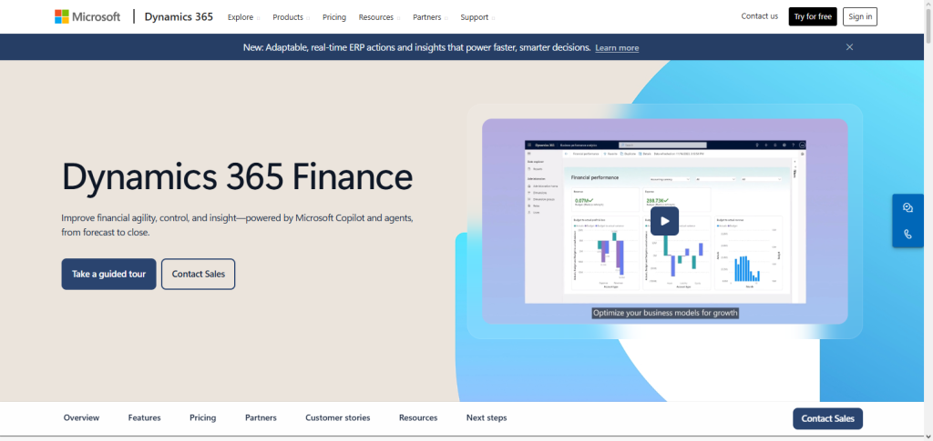 Microsoft Dynamics 365 Finance