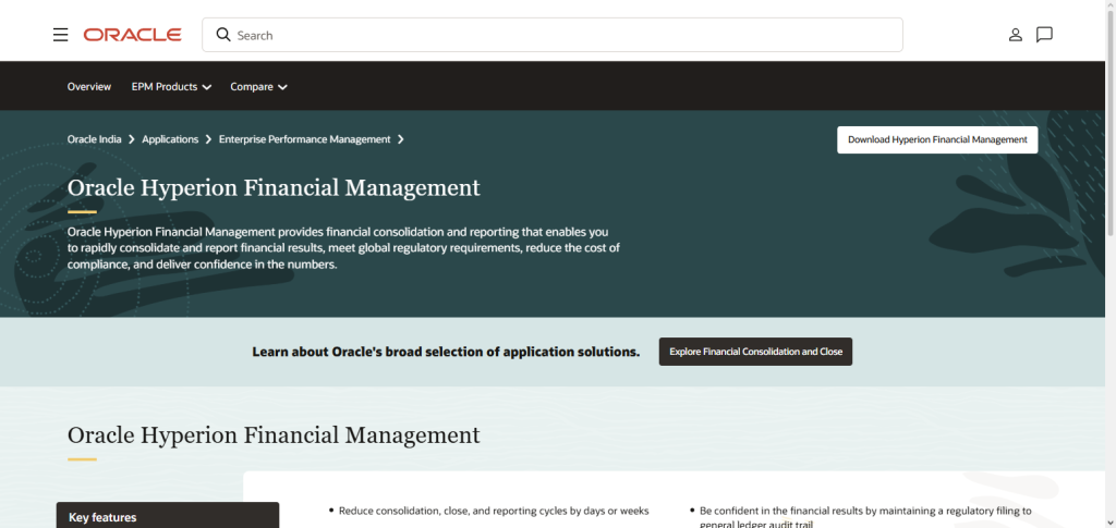 Oracle Hyperion Financial Management (HFM)