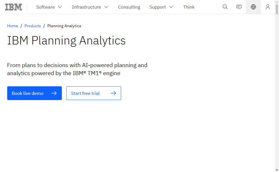 IBM Planning Analytics (TM1)
