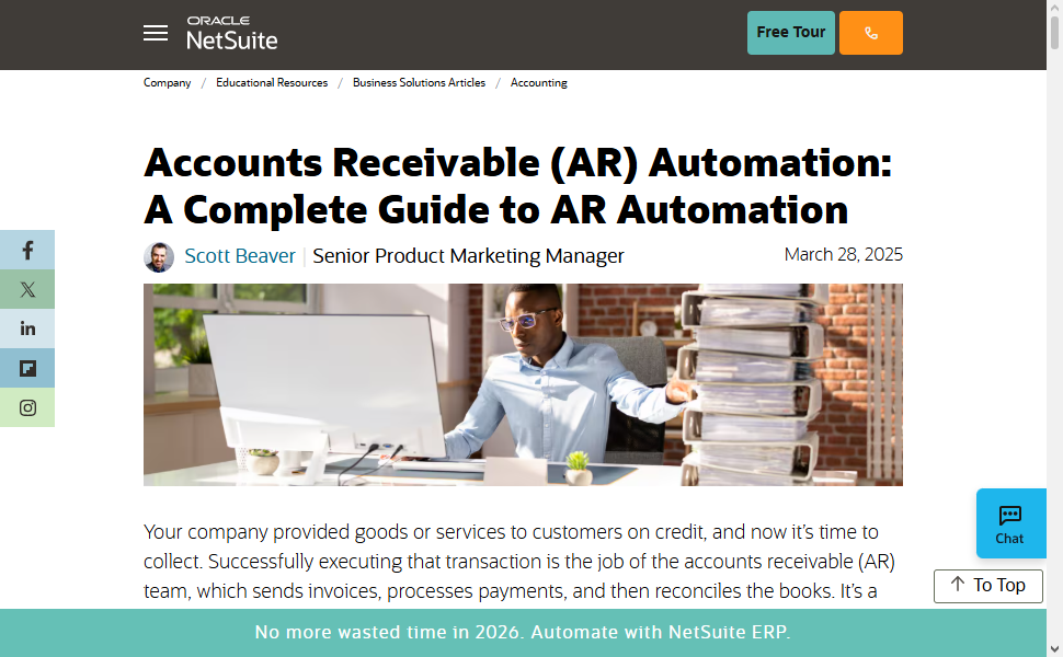 Oracle NetSuite AR Automation