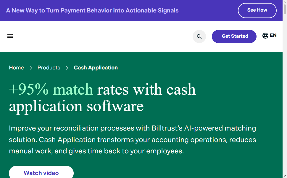 Billtrust Cash Application