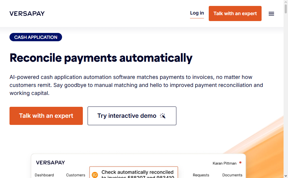 Versapay Cash Application