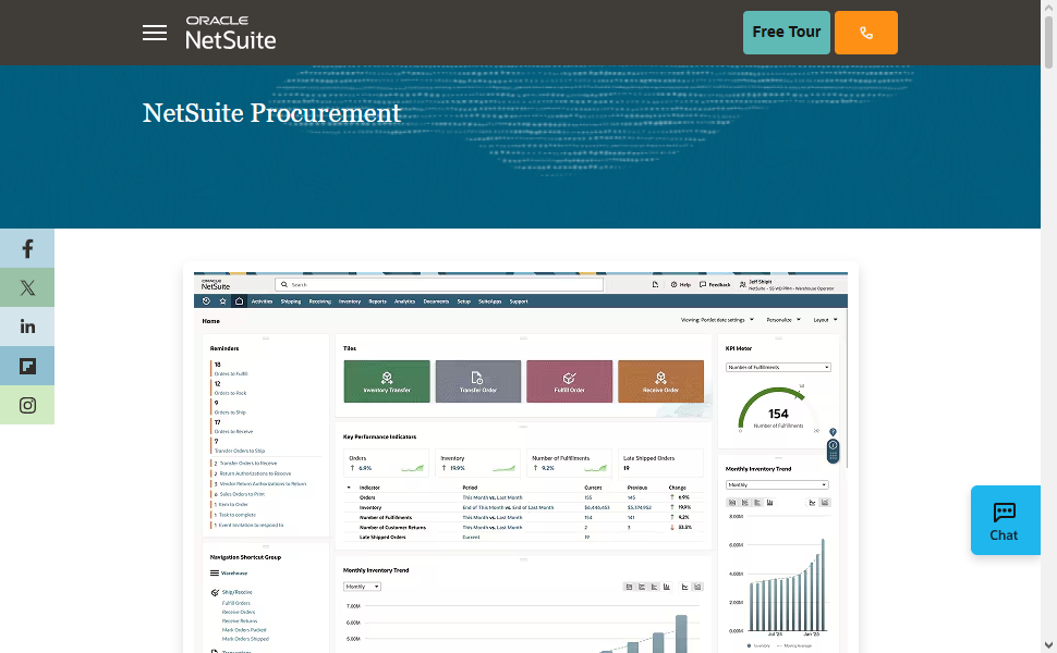 Oracle NetSuite Procurement