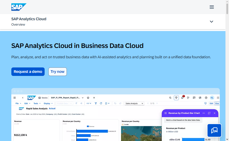 SAP Analytics Cloud