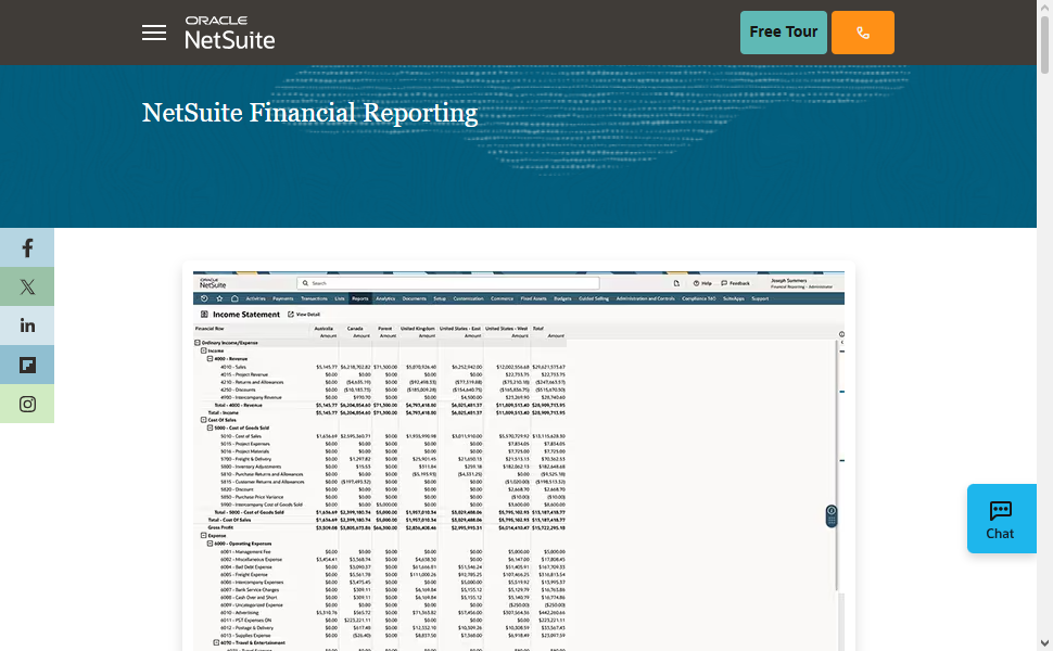 Oracle NetSuite Financial Reporting