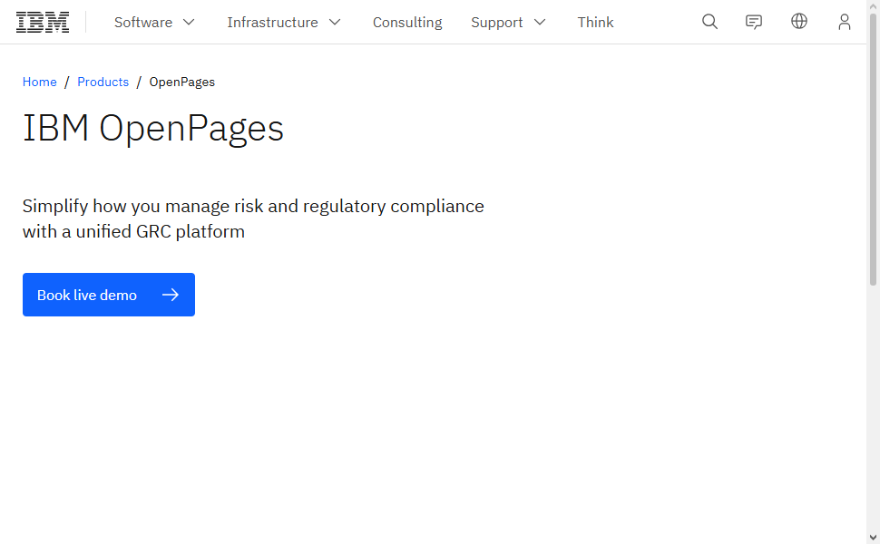 IBM OpenPages GRC