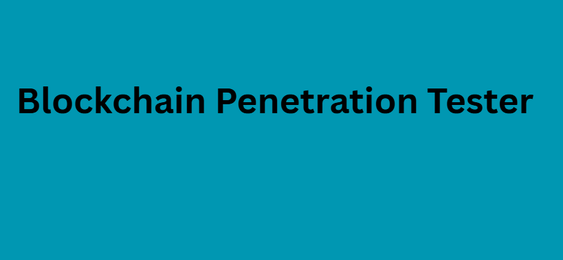 Blockchain Penetration Tester