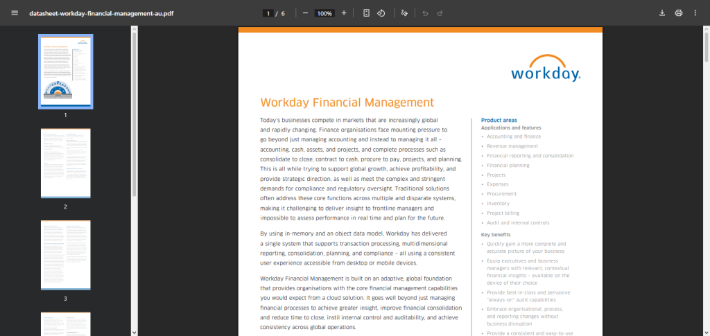 Workday Fixed Asset Management