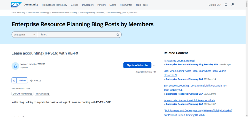 SAP RE‑FX Lease Accounting