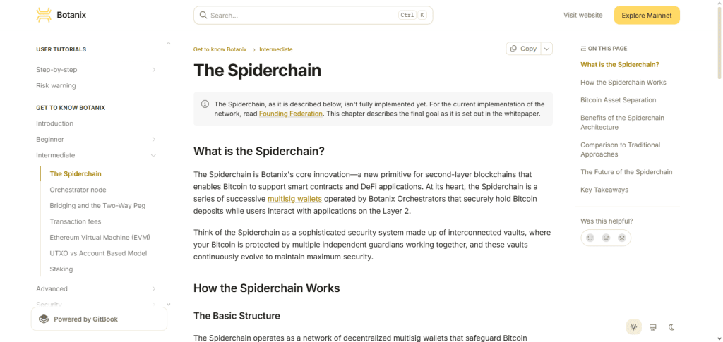 Botanix Labs Spiderchain