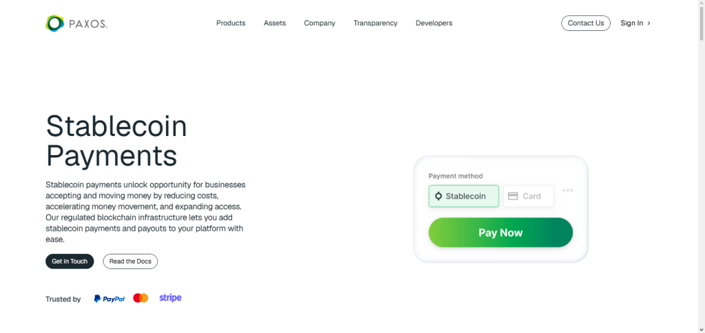 Paxos Payments