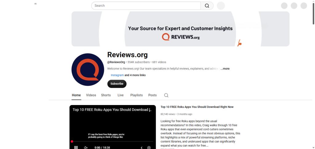  YouTube Reviews