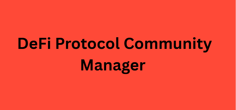DeFi Protocol Community Manager