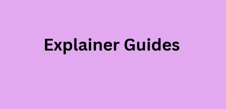 Explainer Guides