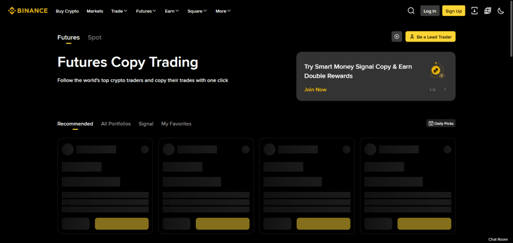 Binance Europe Copy Trading