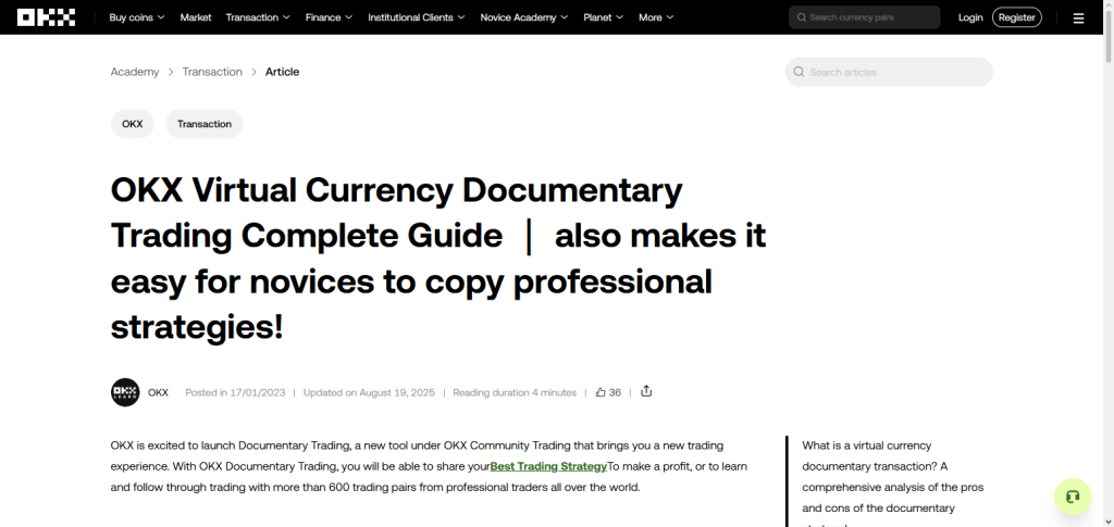 OKX Copy Trading Europe