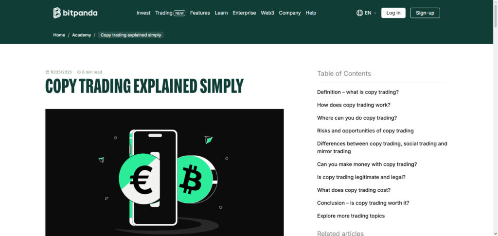 Bitpanda Copy Trading