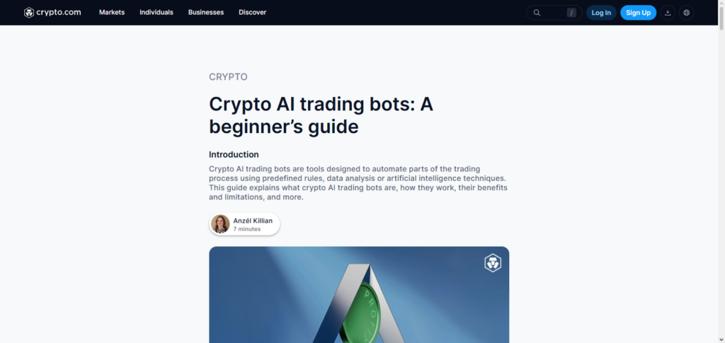 Crypto.com AI Hub