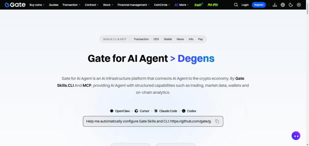 Gate.io AI Agents