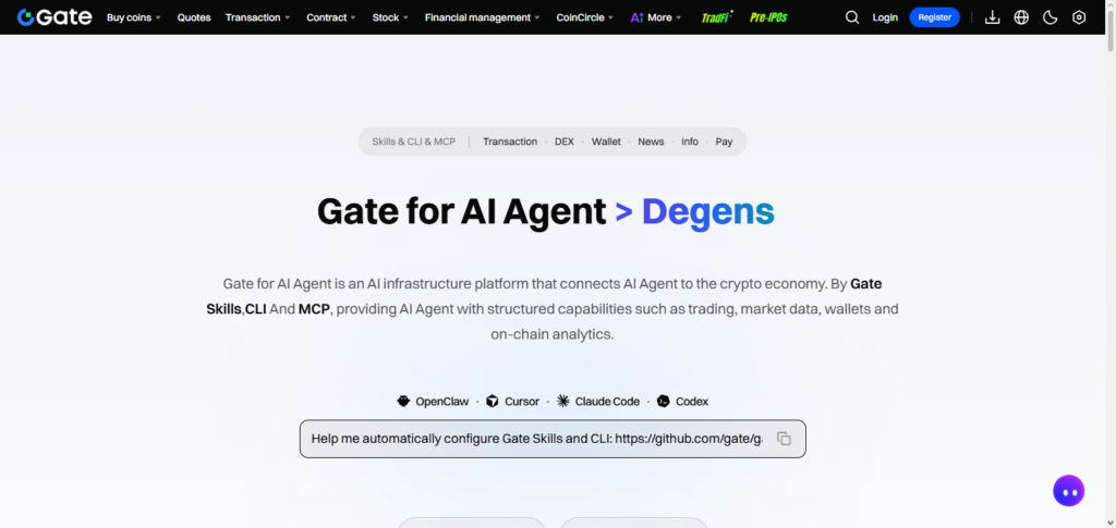 Gate.io AI Agents