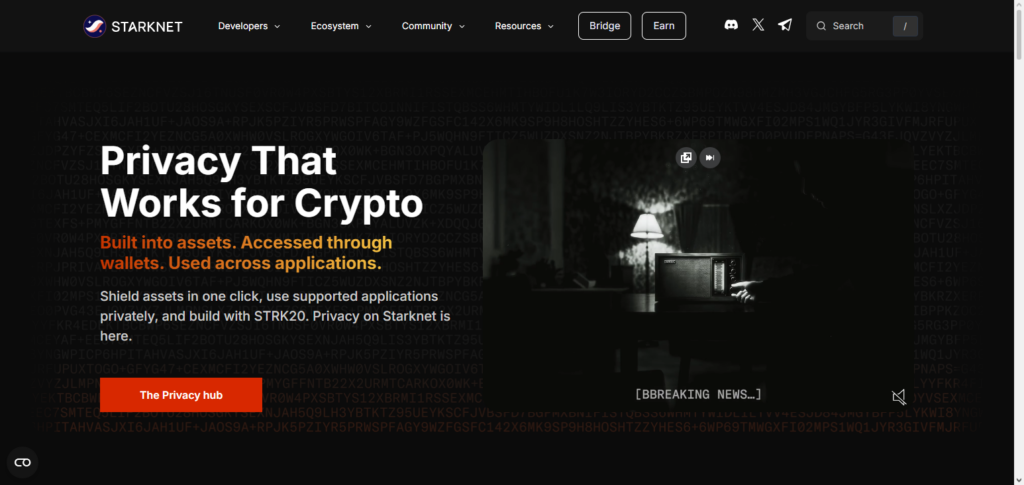 StarkNet Encrypted Pools