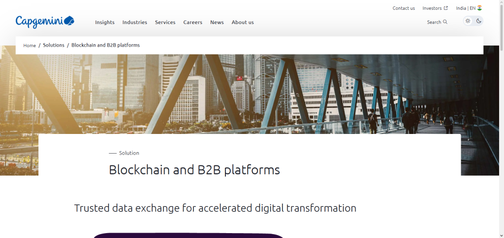 Capgemini Blockchain