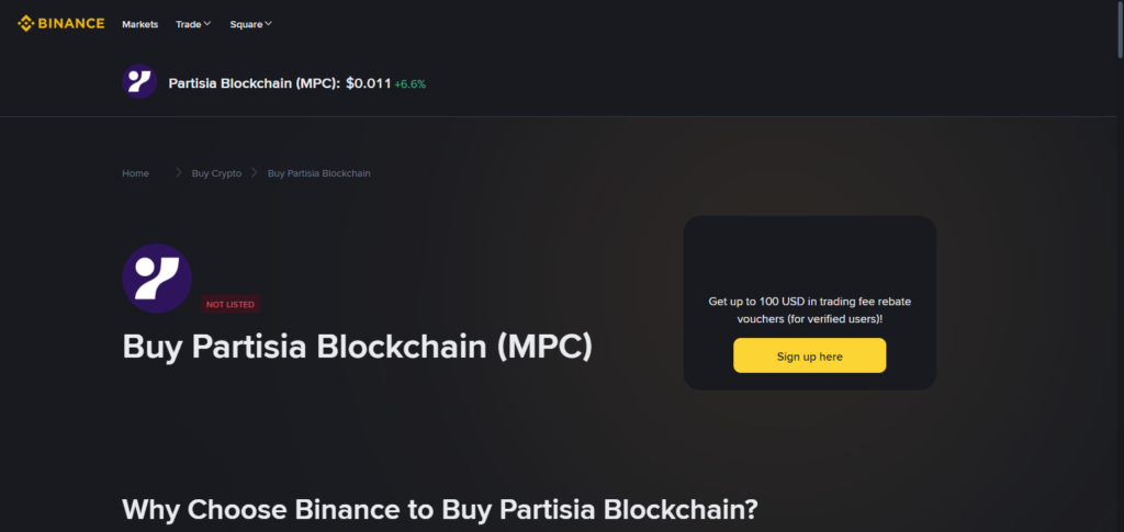 Binance MPC DEX
