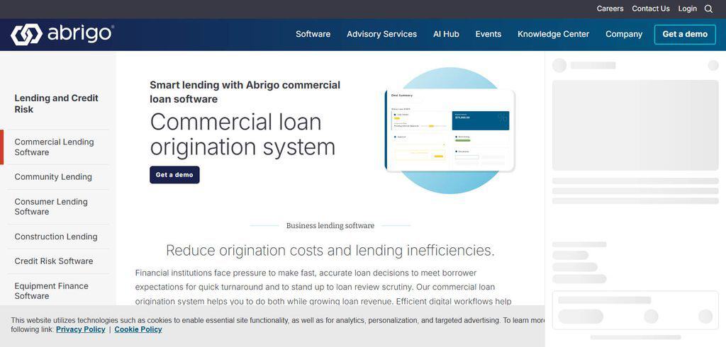 Abrigo Commercial Lending