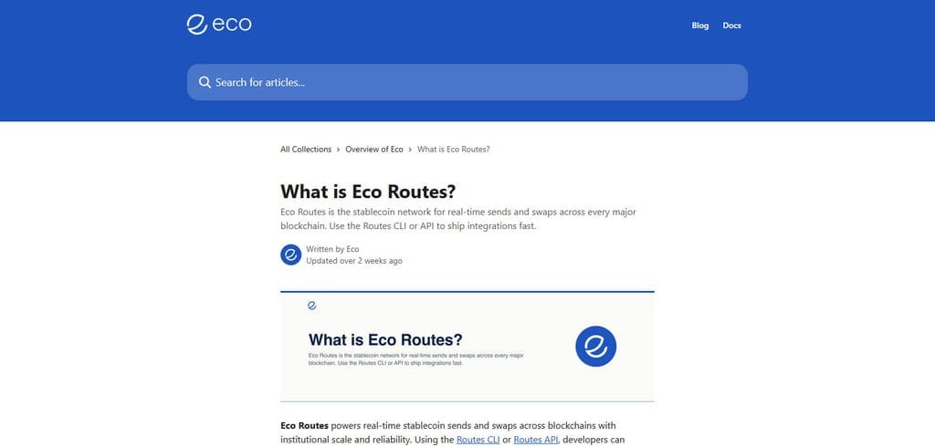  Eco Routes