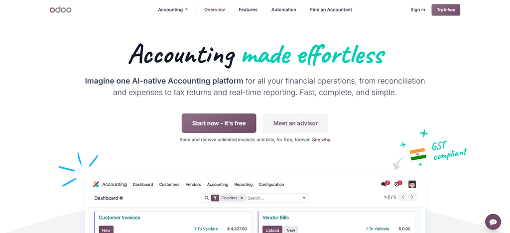 Accounting with Odoo