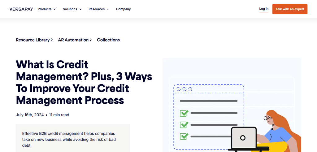 Versapay Credit Management