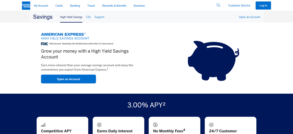 American Express HYSA