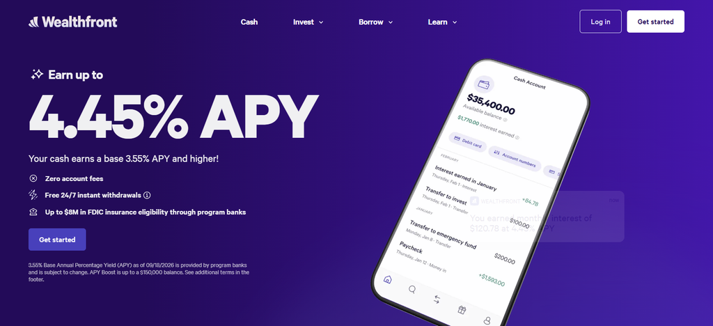 Wealthfront Cash Account