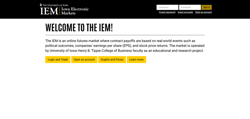 Iowa Electronic Markets