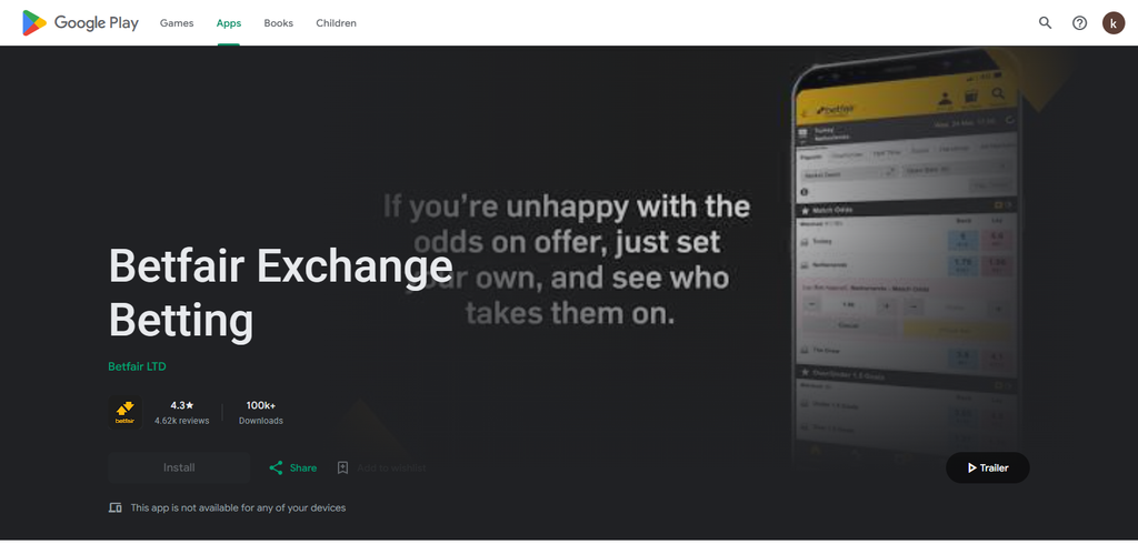 Betfair Exchange