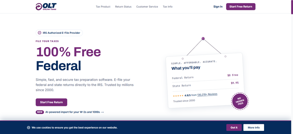OLT Online Taxes